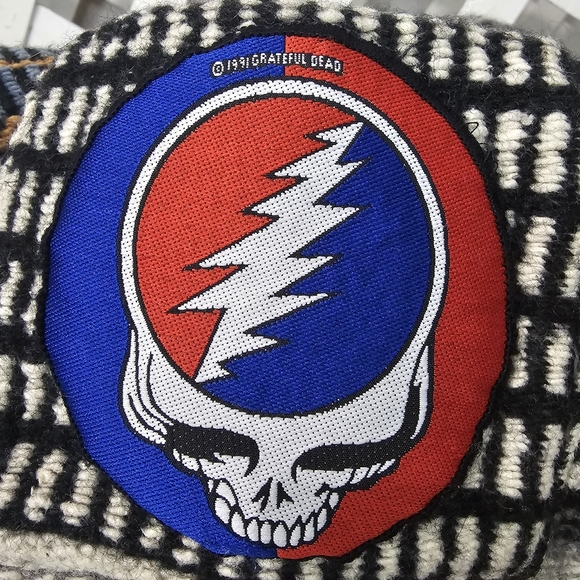 Vintage Serape Vest with 1991 Grateful Dead Patch One Size - Picture 5 of 5